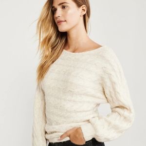 Abercrombie & Fitch Dolman Cable Knit Sweater